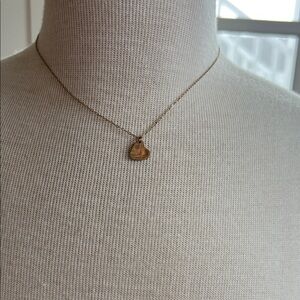 Small Gold heart Pendant Necklace